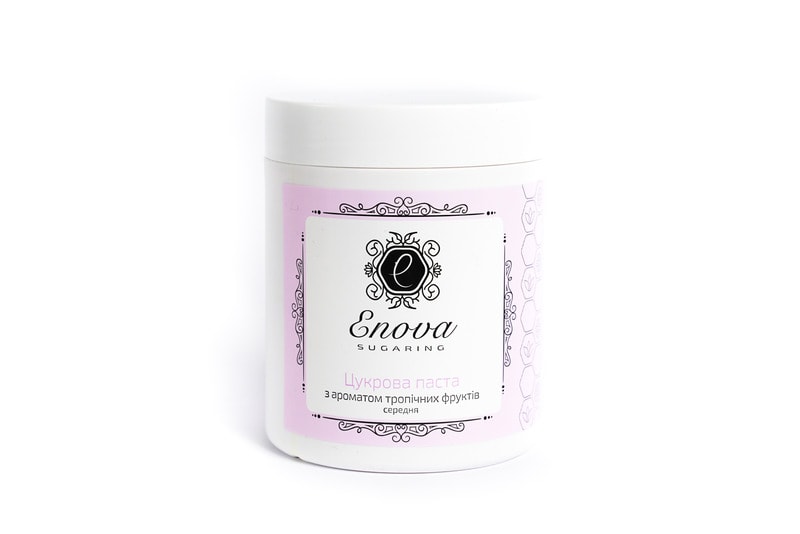 Сахарная паста ENOVA Sugaring средняя (розовая с ароматом тропических фруктов)700 г