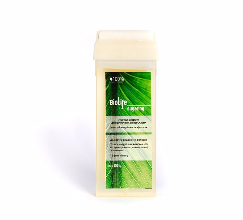 САХАРНАЯ БИОПАСТА В КАРТРИДЖЕ BIOLIFE SUGARING УНИВЕРСАЛЬНАЯ 150 Г
