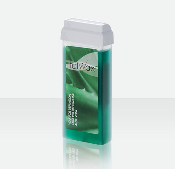 Italwax Воск в кассетах с широким роликом — Алое вера (Италия), 100 мг