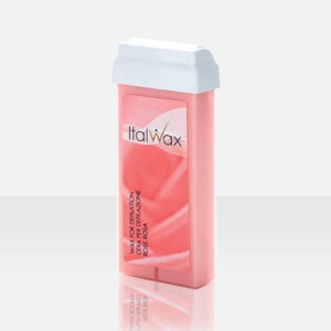 Italwax Воск в кассетах с широким роликом — Роза (Италия)