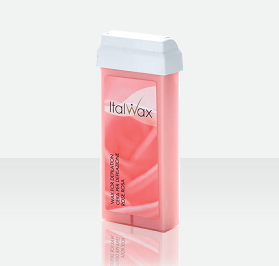 Italwax Воск в кассетах с широким роликом — Роза (Италия)