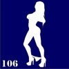 Трафарети для біотату 6×6 см «Girl» - Зображення 8