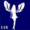 Трафарети для біотату 6×6 см «Girl» - Зображення 11