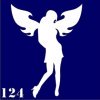 Трафарети для біотату 6×6 см «Girl» - Зображення 3