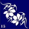 Трафареты для био-тату 6×6 см «Цветы» — изображение 9