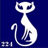 Трафарети для біо-тату 6×6 см «Котики» - Зображення 17