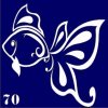 Трафареты для био-тату 6×6 см «Животные 2» — изображение 6