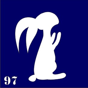 Трафареты для био-тату 6×6 см «Животные 2» — изображение 23