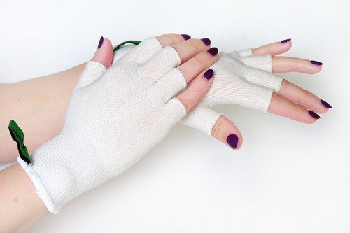 Перчатки бамбуковые для косметологв