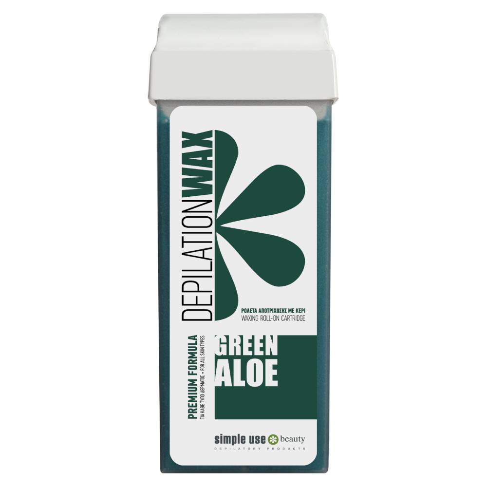 Воск для депиляции в картридже Simple Use Beauty Green Aloe