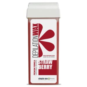 Теплый воск для депиляции в картридже Simple Use Beauty Strawberry