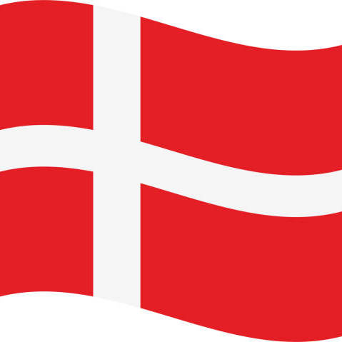 Denmark waving flag